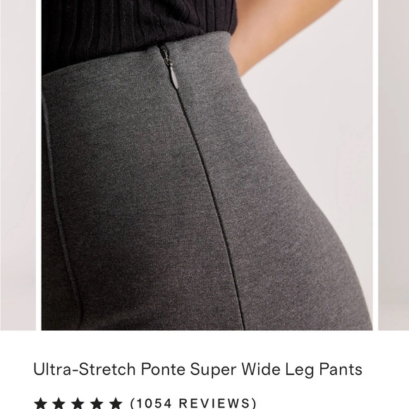 Quince Ultra-Stretch Ponte Super Wide Leg
Pants - Picture 4 of 7